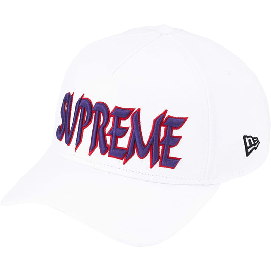 Supreme Sharp Spellout Adjustable New Era "White"