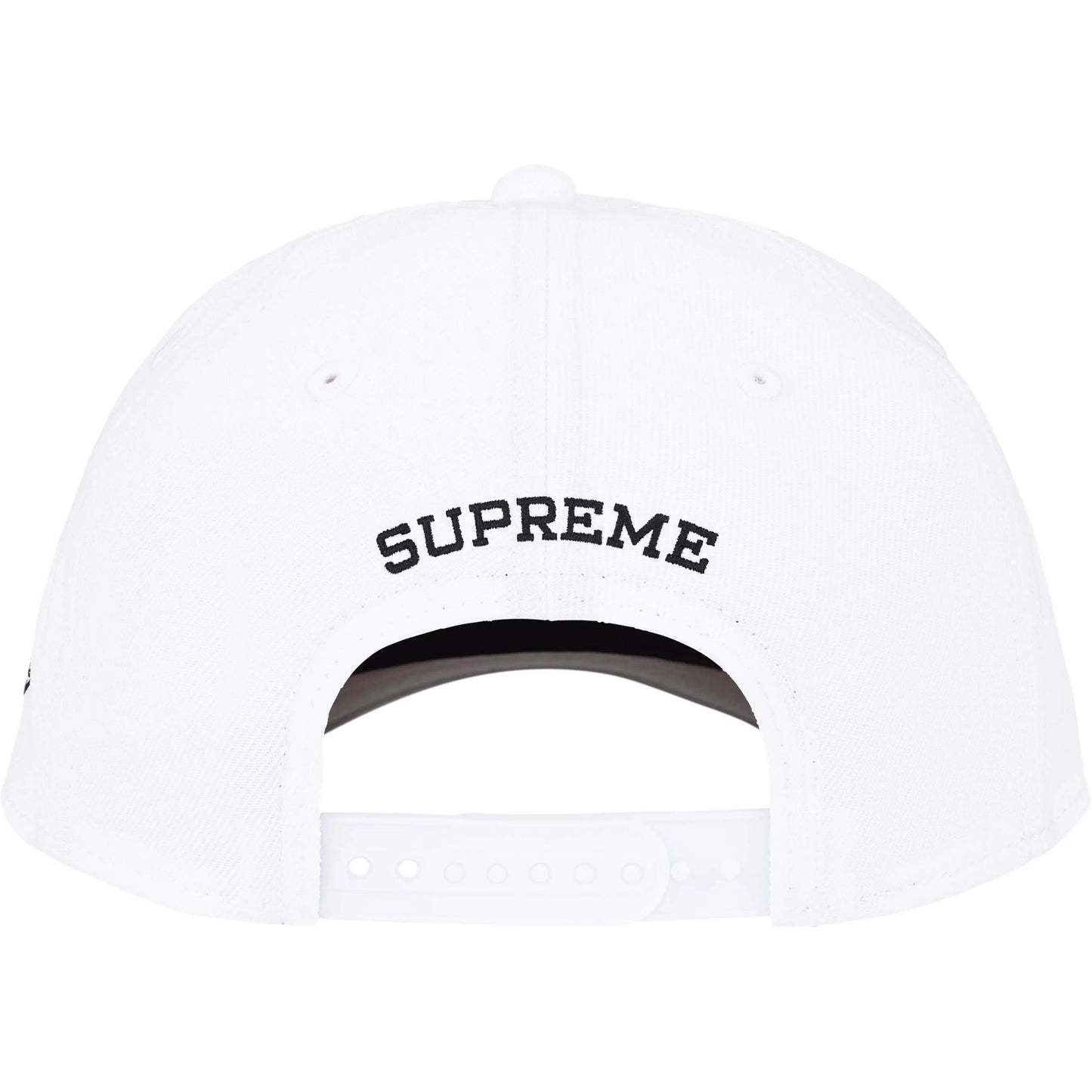 Supreme Sharp Spellout Adjustable New Era "White"