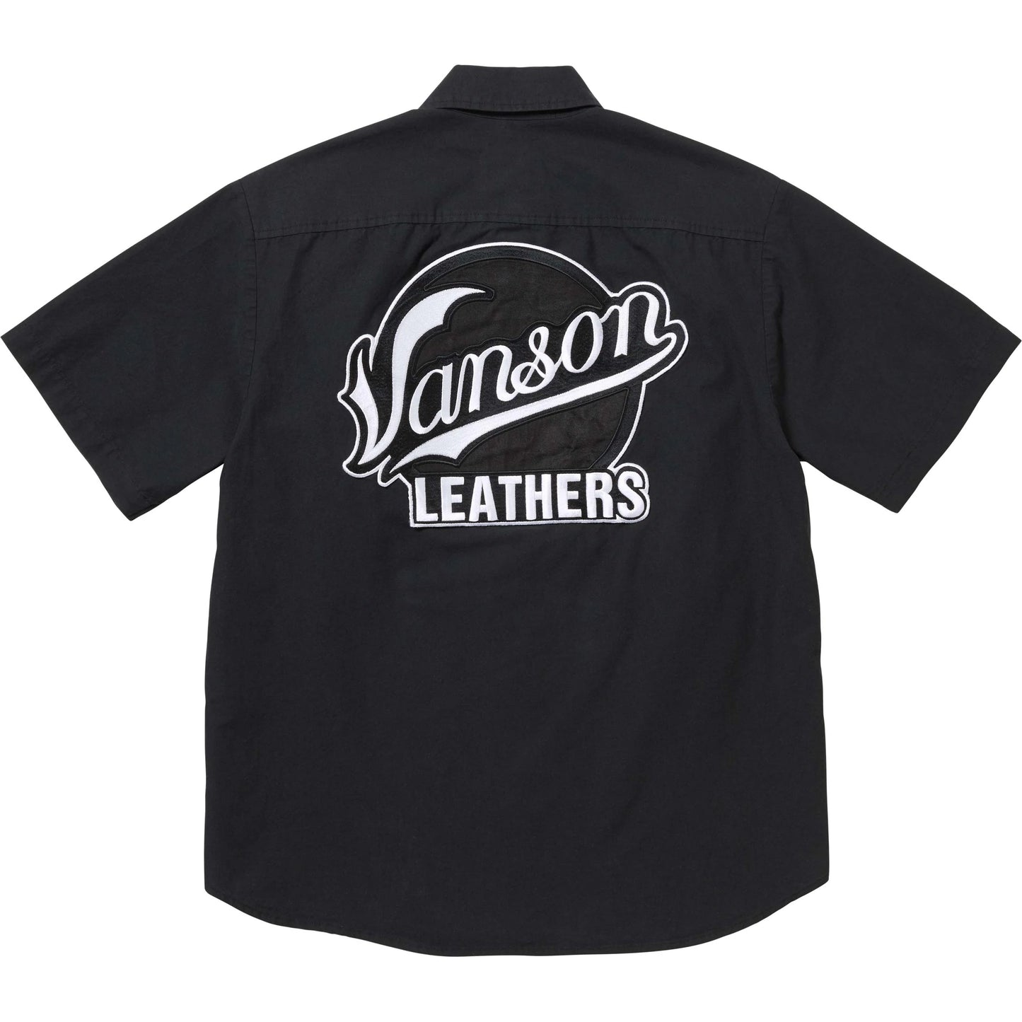 Supreme Vanson Leathers S/S Work Shirt "Black"