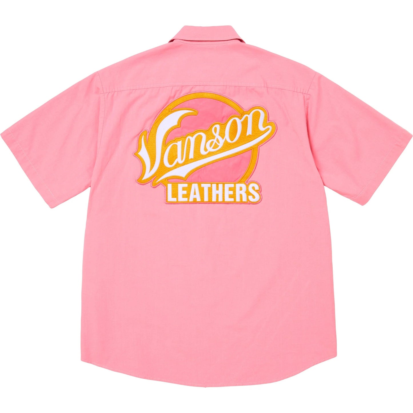 Supreme Vanson Leathers S/S Work Shirt "Pink"