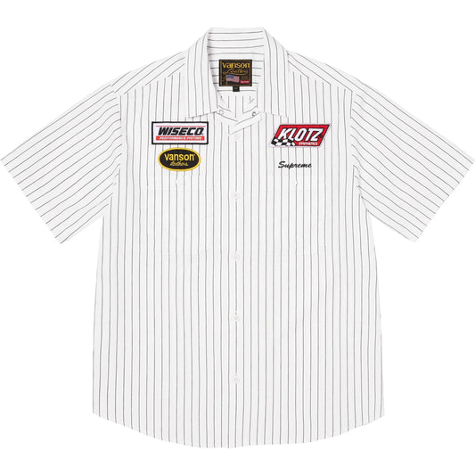 Supreme Vanson Leathers S/S Work Shirt "Stripe"