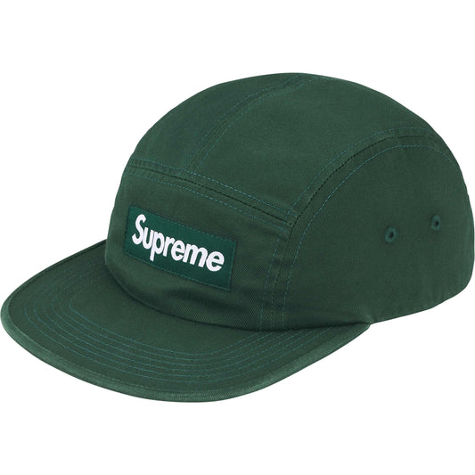 Supreme Washed Chino Twill Camp Cap "Pine"