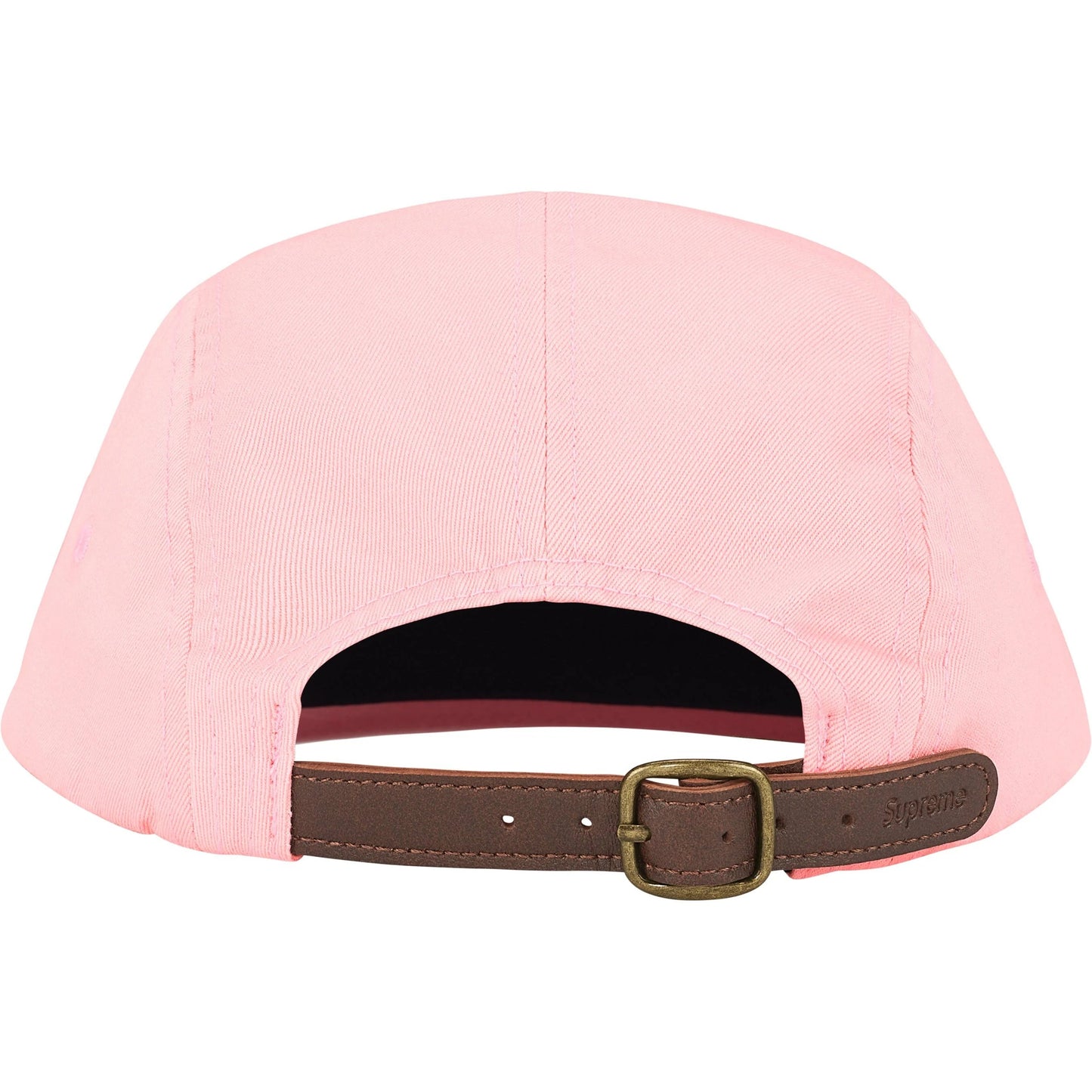 Supreme Washed Chino Twill Camp Cap "Pink"