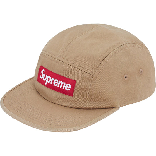 Supreme Washed Chino Twill Camp Cap "Tan"