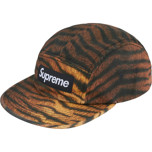 Supreme Washed Chino Twill Camp Cap "Tiger"