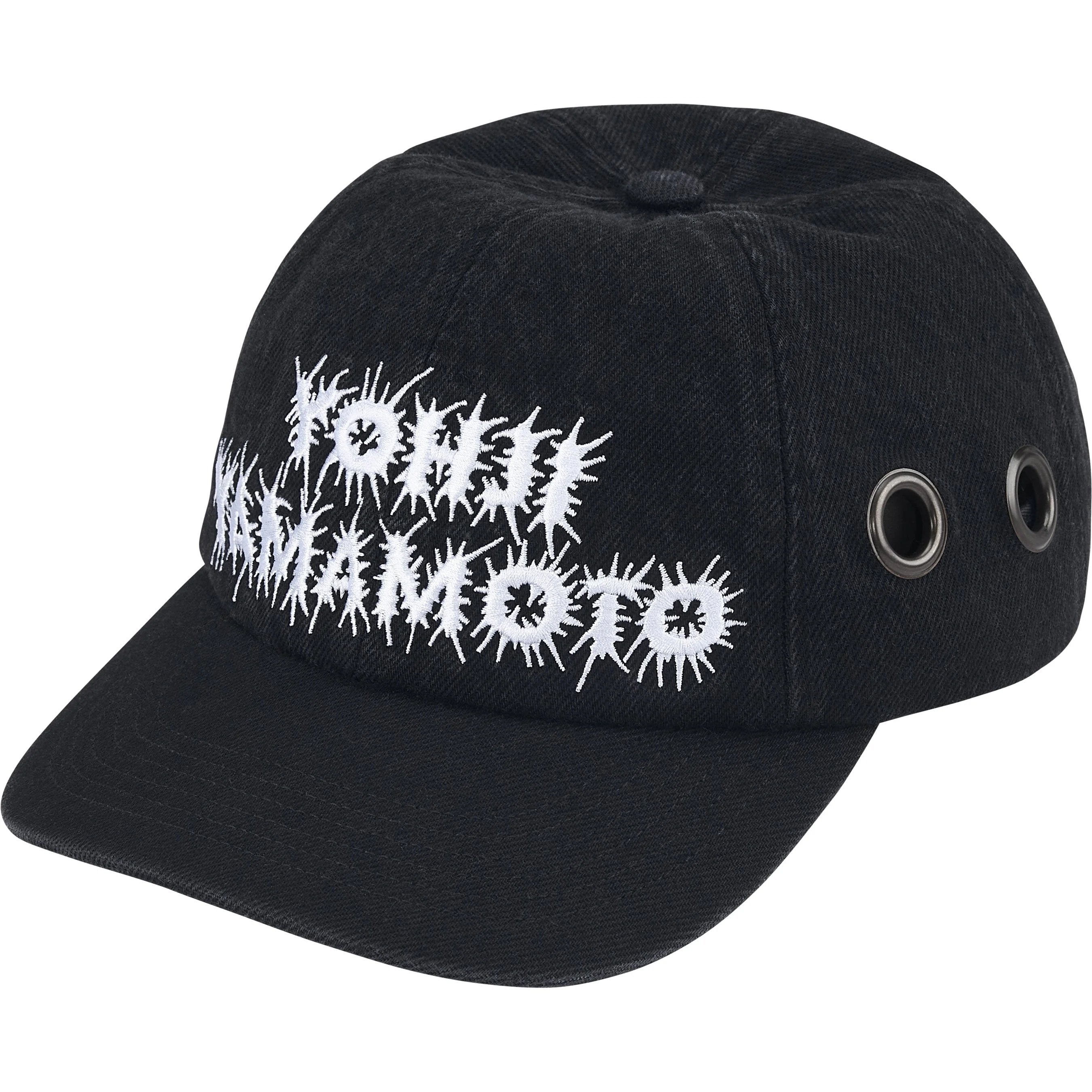 帽子 Supreme Grommet 6-Panel Washed Black Supreme Y's Grommet 6-Panel 
