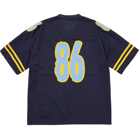 Supreme Reflective Football Jersey "Navy"