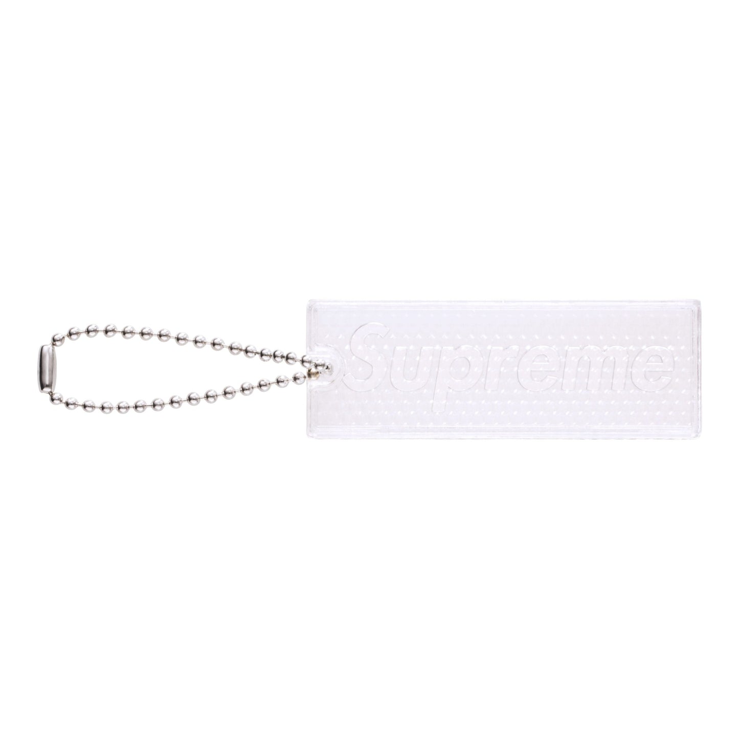 Supreme Reflective Keychain "Clear"