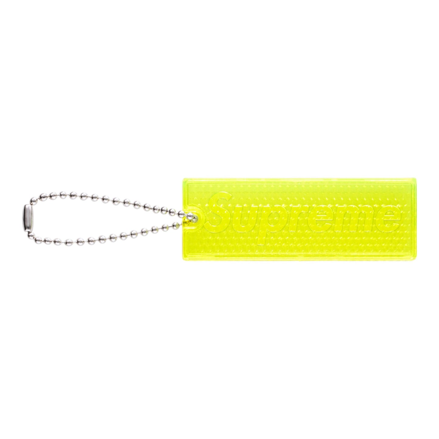 Supreme Reflective Keychain "Yellow"