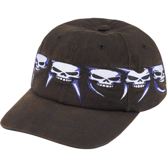 Supreme Skulls Spellout 6-Panel "Black"
