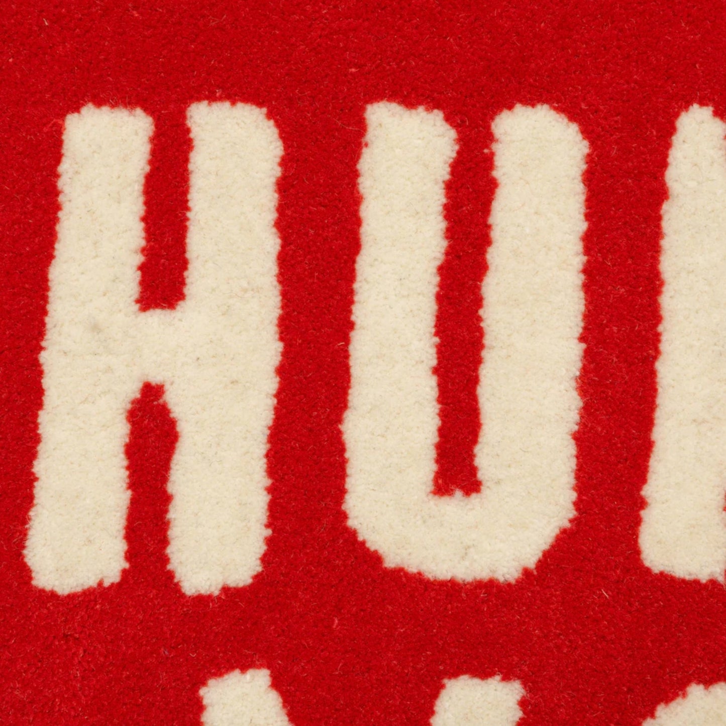 Human Made Heart Rug Medium "Red"