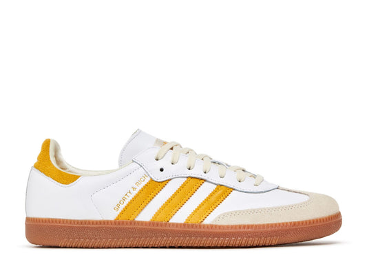 Sporty & Rich x Adidas Samba "White/Bold Gold"