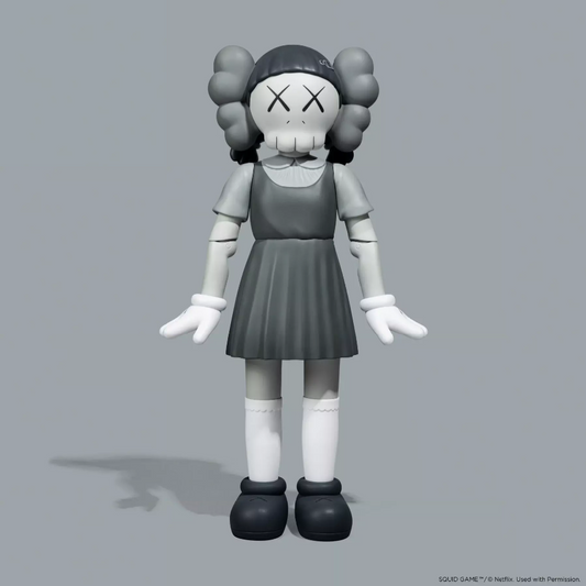 KAWS Young-Hee Vinyl Figure "Monotone"