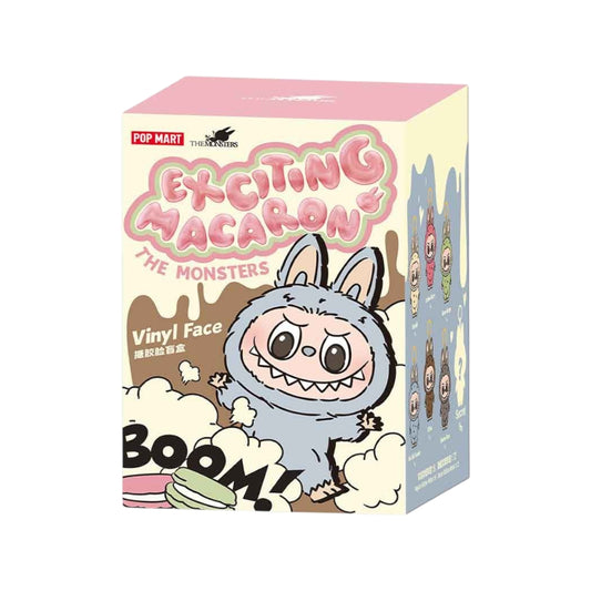 THE MONSTERS Labubu V1 Exciting Macaron Series-Vinyl Face Plush Pendant