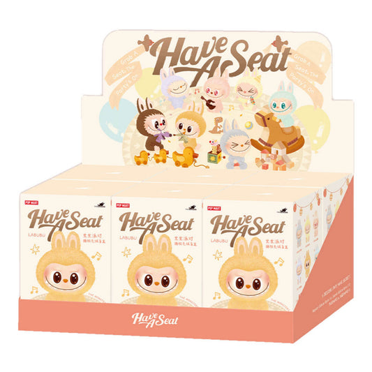 THE MONSTERS Labubu V2 Have a Seat Series-Vinyl Face Plush Pendant