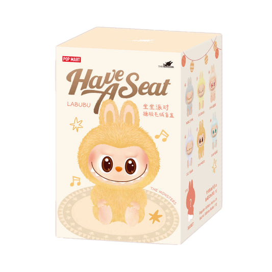 THE MONSTERS Labubu V2 Have a Seat Series-Vinyl Face Plush Pendant