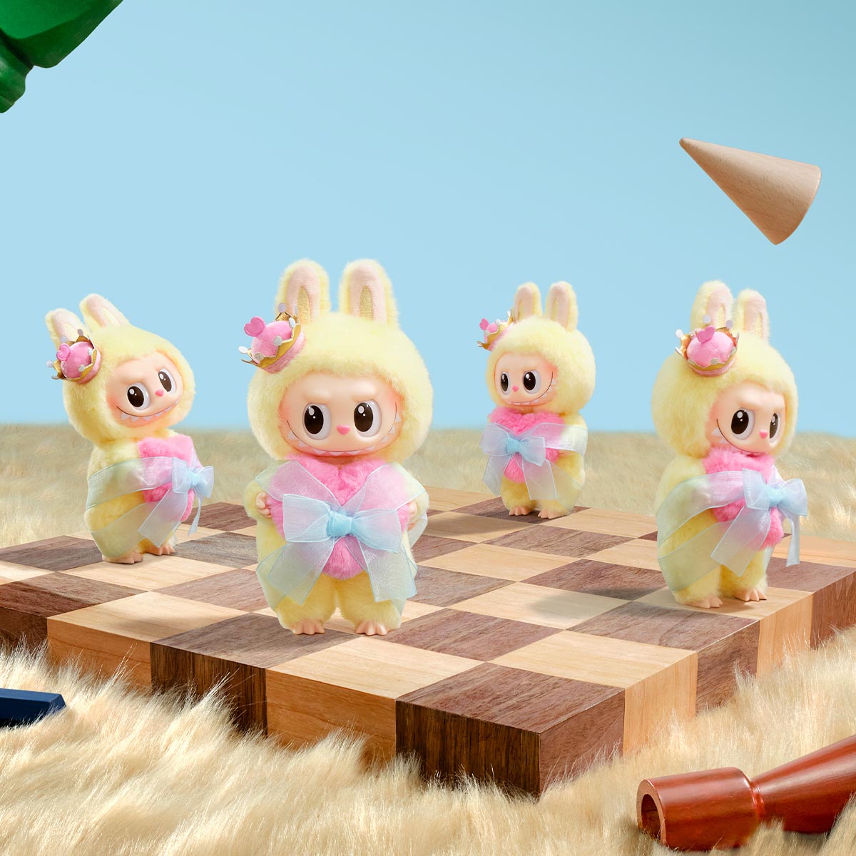 THE MONSTERS Labubu Let's Checkmate Series-Vinyl Plush Hanging Card