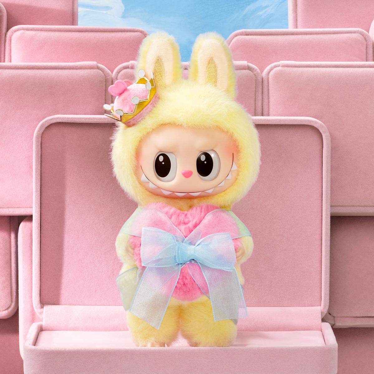 THE MONSTERS Labubu Let's Checkmate Series-Vinyl Plush Hanging Card