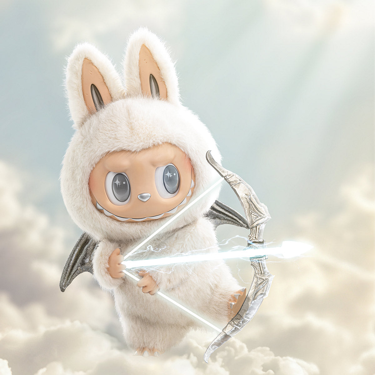 THE MONSTERS Zimomo - ANGEL IN CLOUDS Vinyl Face Doll
