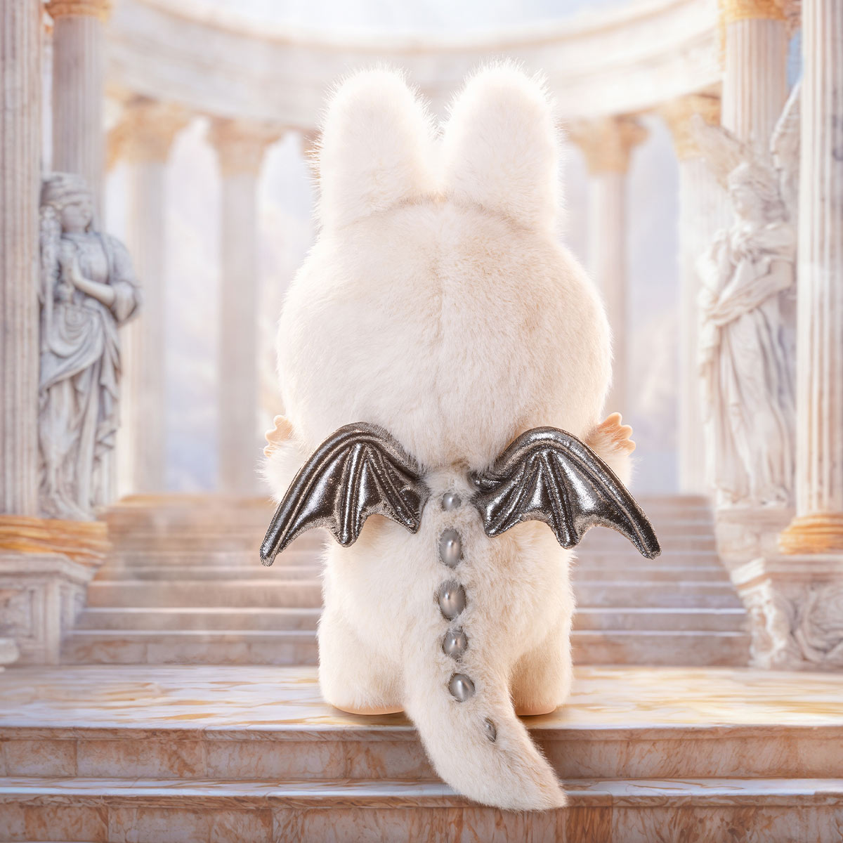 THE MONSTERS Zimomo - ANGEL IN CLOUDS Vinyl Face Doll