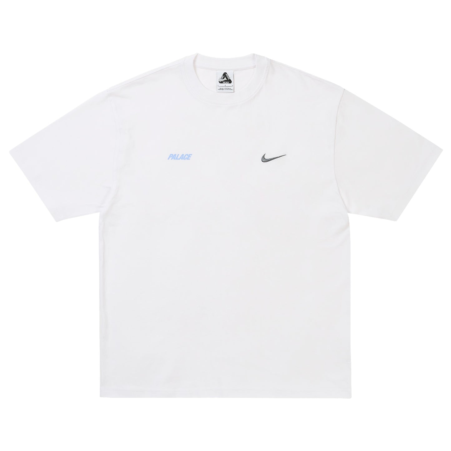 Palace Nike Font Swoosh T-Shirt "White"