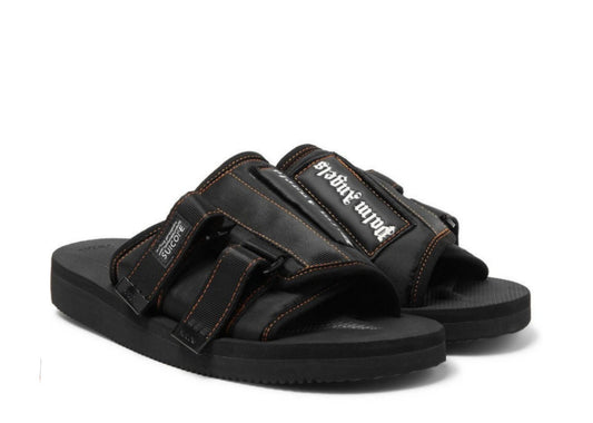 Palm Angels x Suicoke Patch Slider Sandal "Black/Orange"