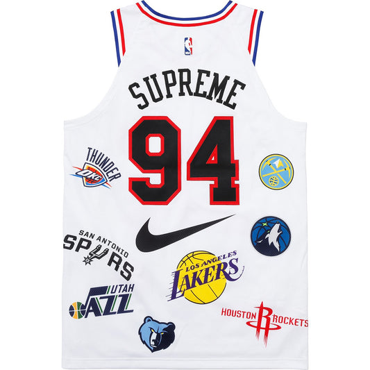Supreme x Nike x NBA Teams Authentic Jersey "White"