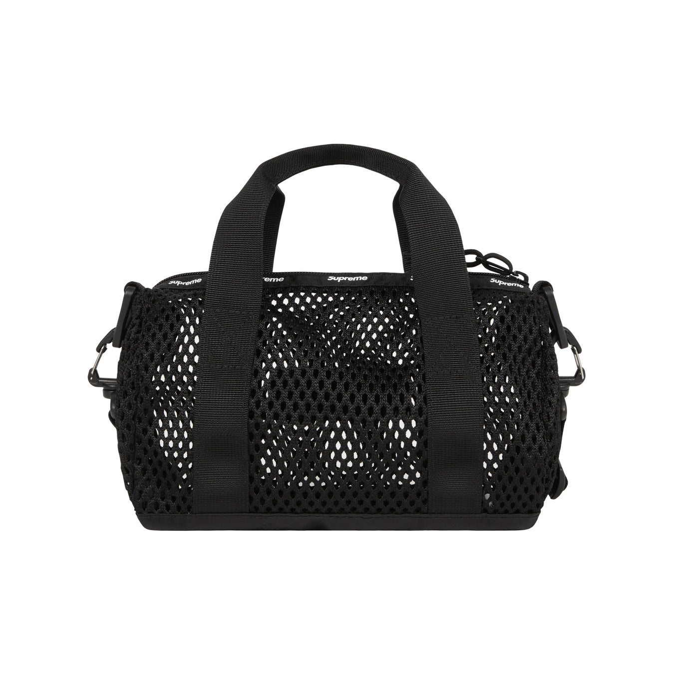 Supreme Mesh Mini Duffle Bag "Black"