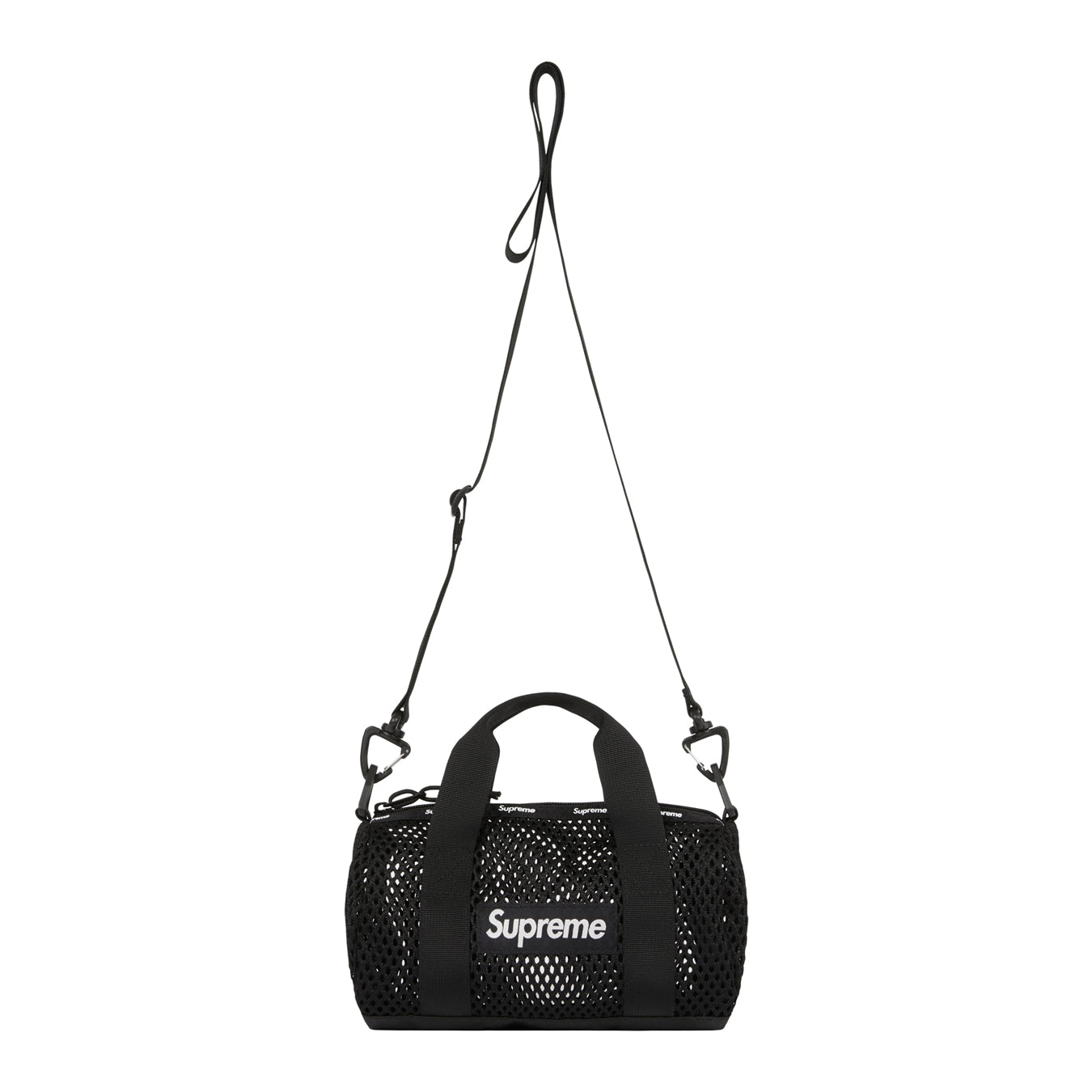 Supreme Mesh Mini Duffle Bag "Black"