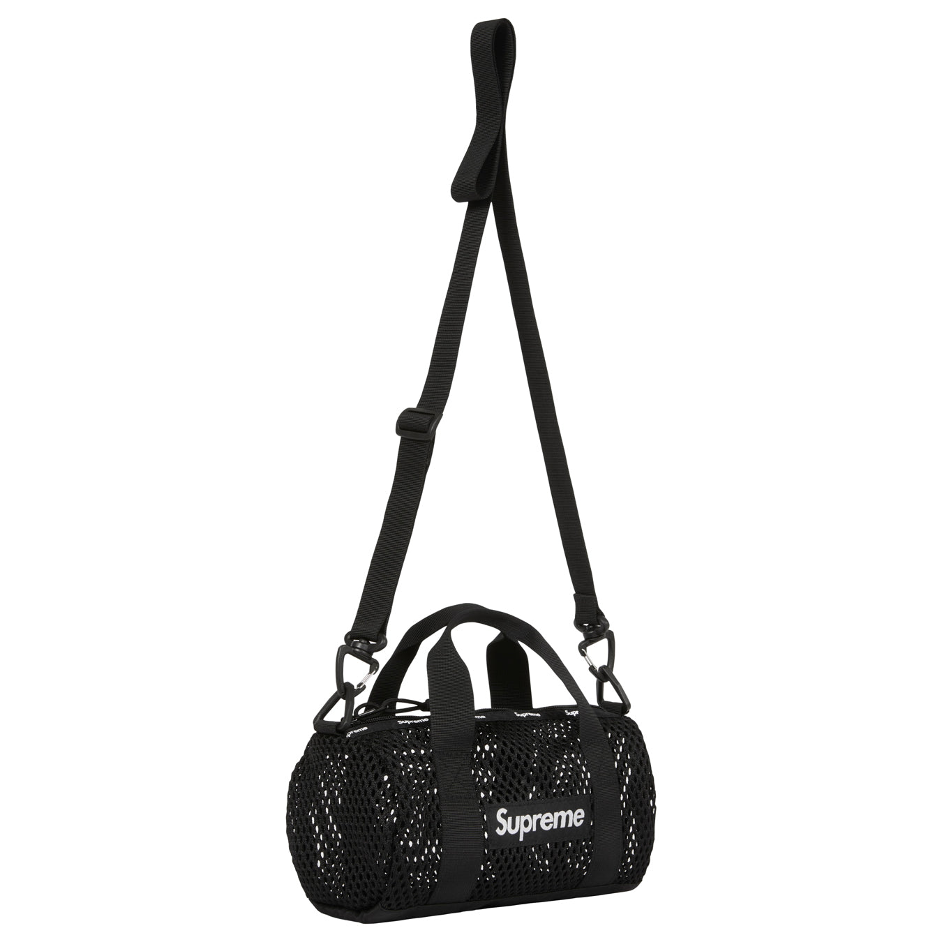 Supreme Mesh Mini Duffle Bag "Black"