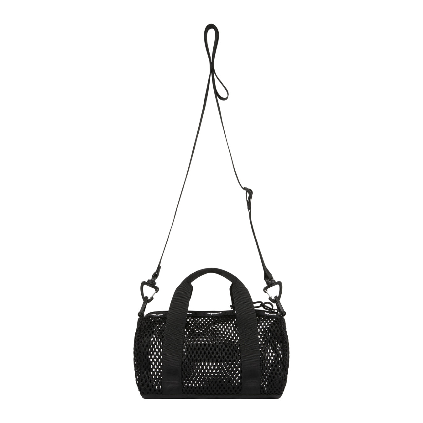 Supreme Mesh Mini Duffle Bag "Black"