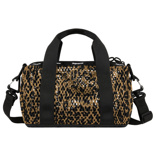 Supreme Mesh Mini Duffle Bag "Leopard"