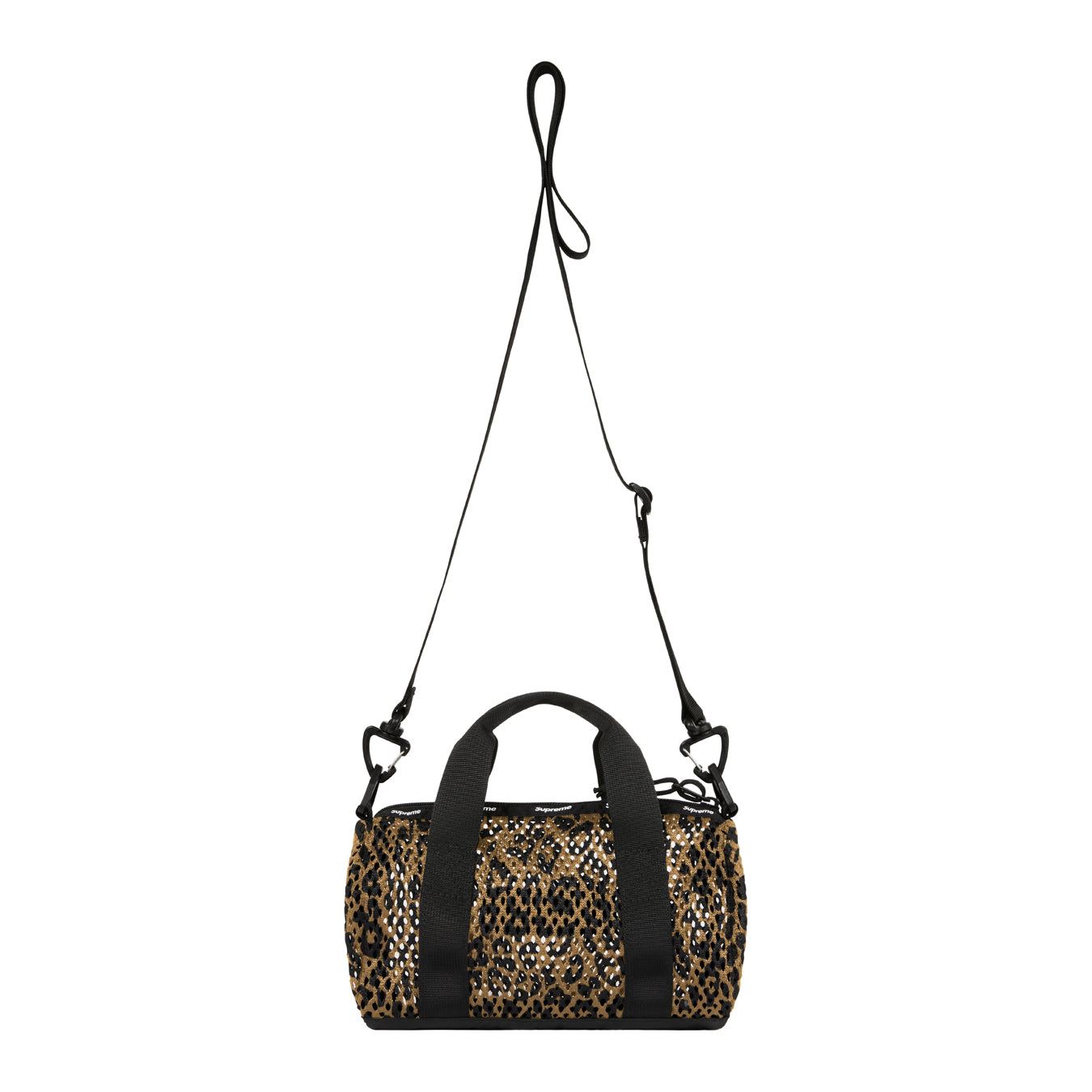 Supreme Mesh Mini Duffle Bag "Leopard"