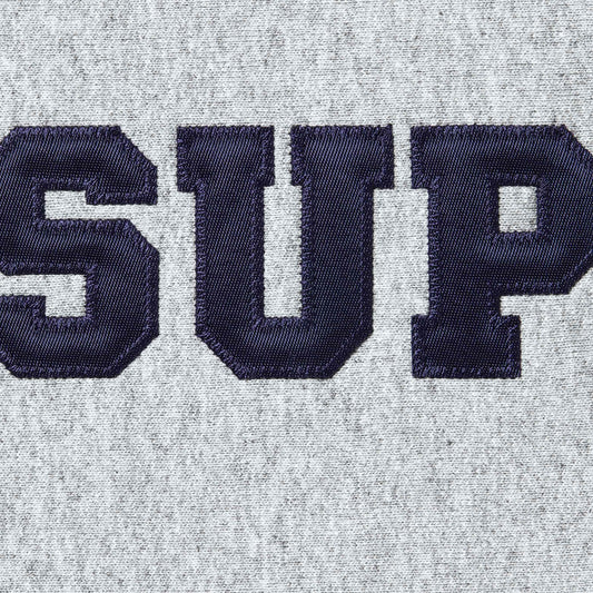 Supreme Collegiate Hooded Sweatshirt "Heather Grey"