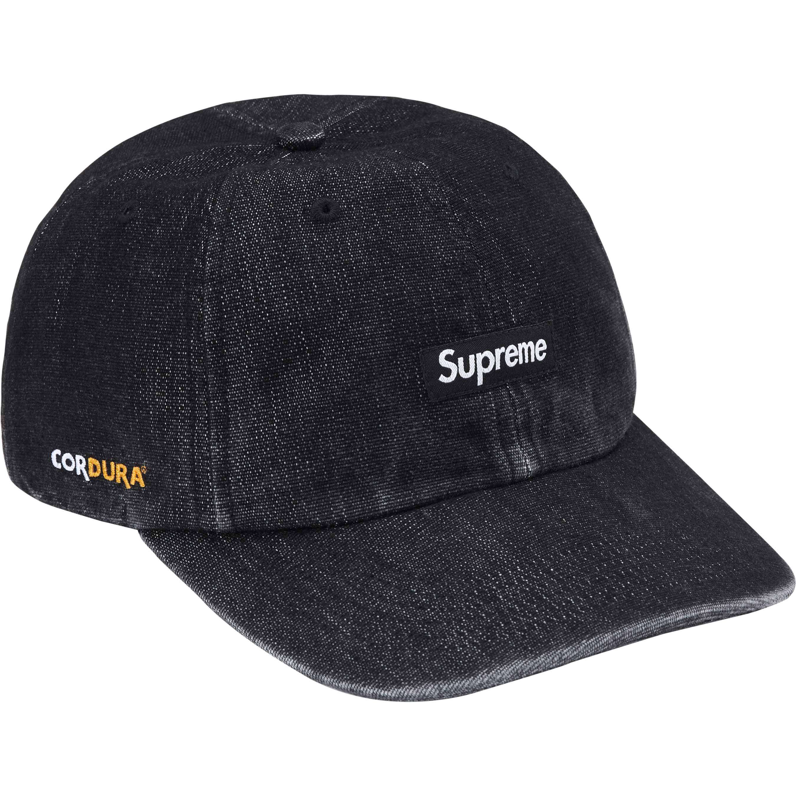 極美品　Supreme　Cordura　S Logo　6-Panel　Black Cordura® Denim S Logo 6-Panel - Shop - Supreme