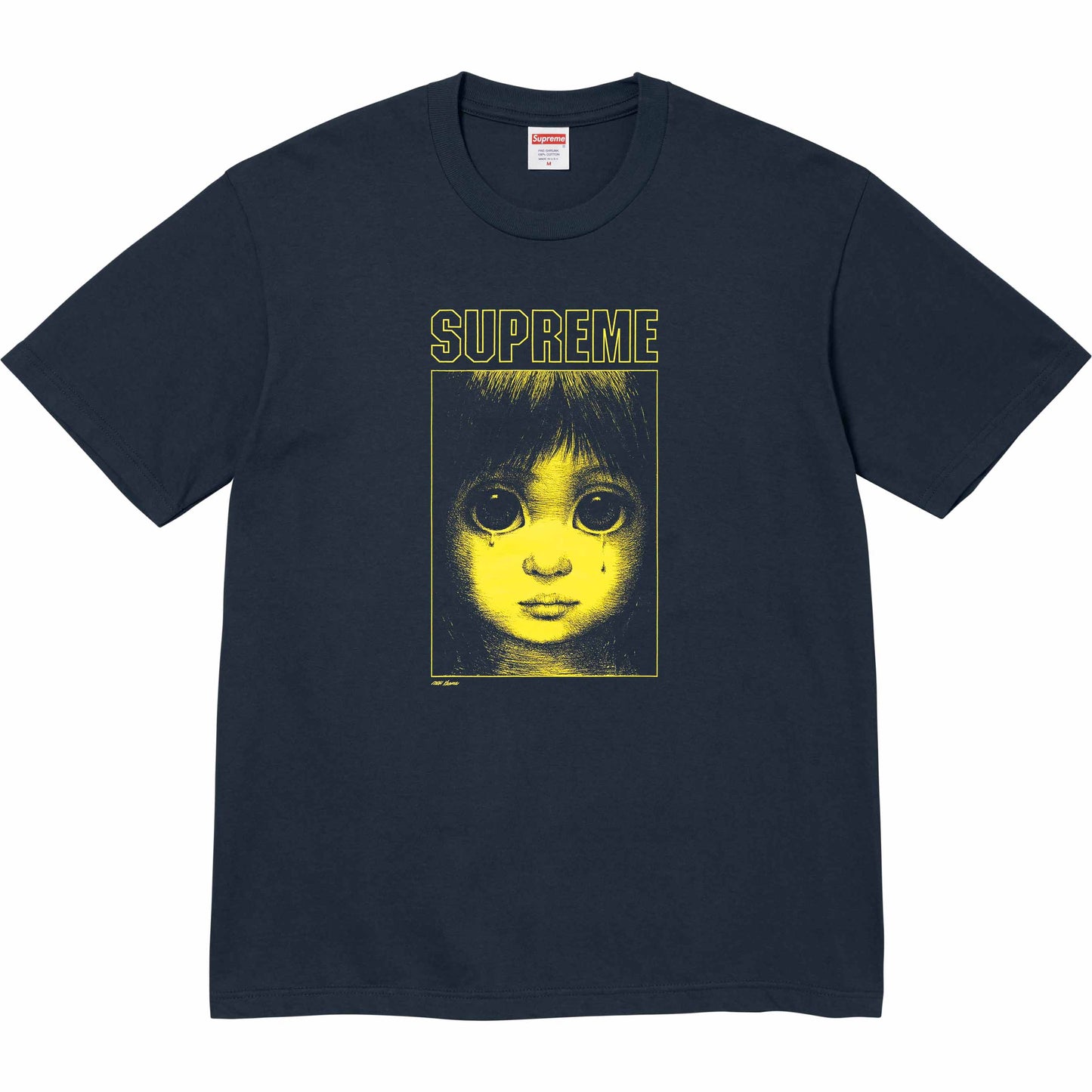 Supreme Margaret Keane Teardrop Tee "Navy"