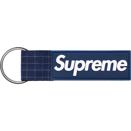 Supreme Ripstop Keychain "Navy"