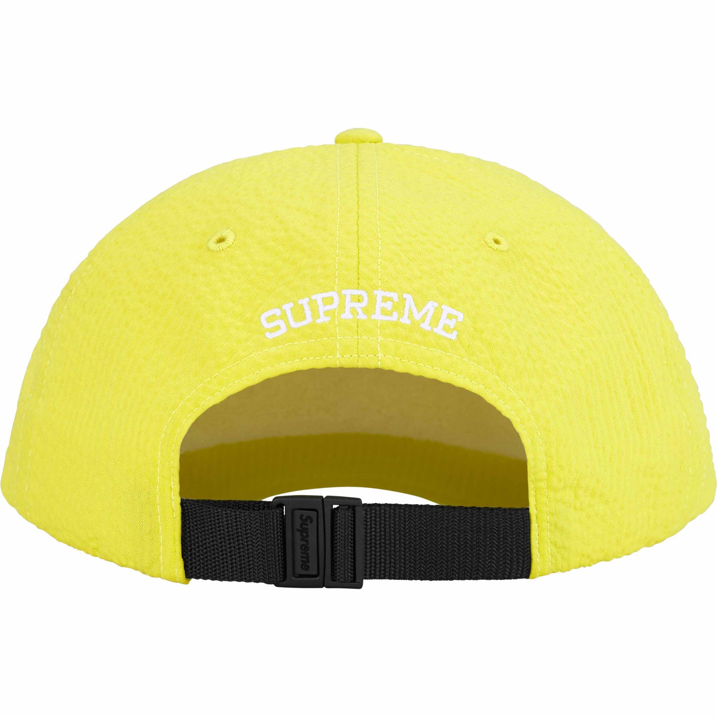 Supreme Seersucker S Logo 6-Panel "Yellow"