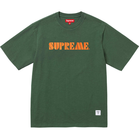 Supreme Stencil Embroidered S/S Top "Green"