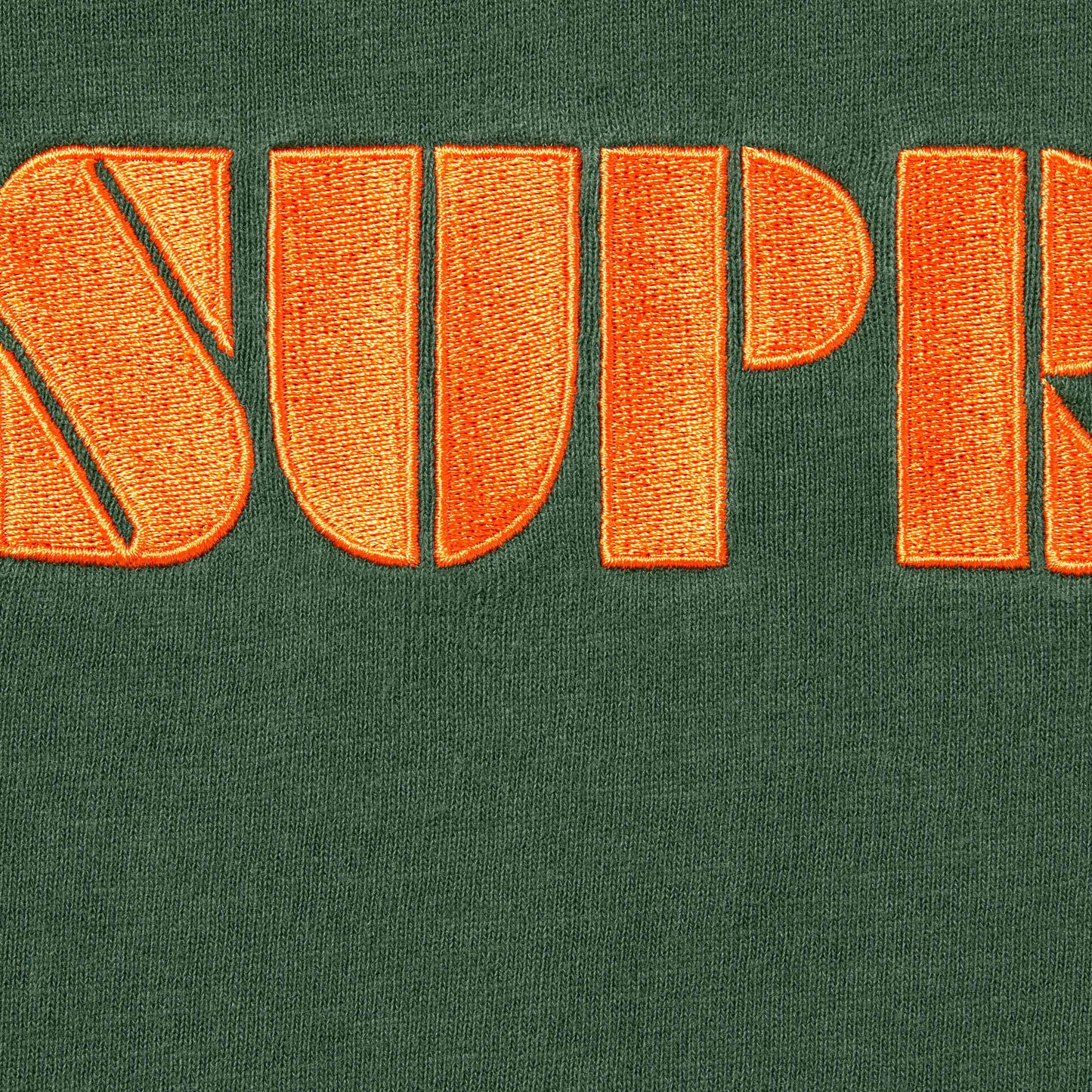 Supreme Stencil Embroidered S/S Top "Green"