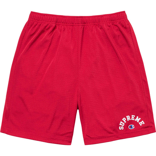 Supreme x Champion Mesh Short "Red"
