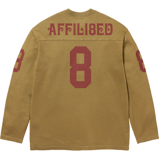 Supreme Affiliated L/S Football Top "Light Olive"