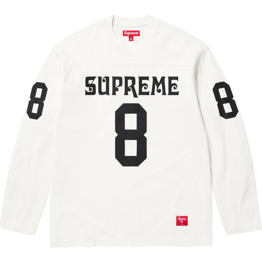 Supreme Affiliated L/S Football Top "White"