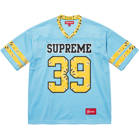Supreme Bandana Football Jersey "Blue"