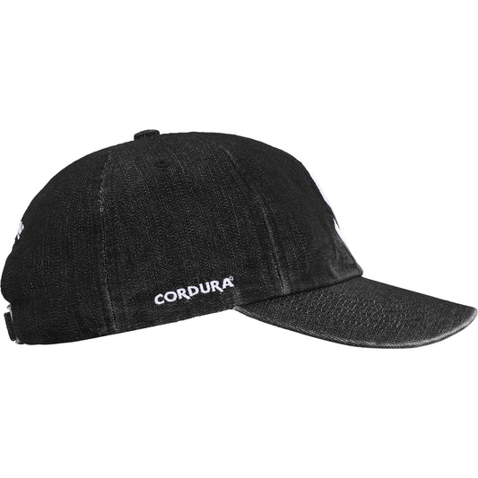 Supreme Cordura Denim S Logo 6-Panel "Black"