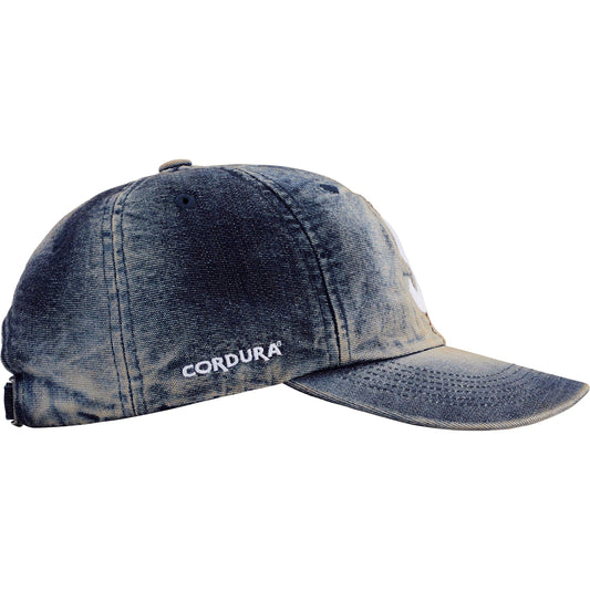 Supreme Cordura Denim S Logo 6-Panel "Bleached Indigo"