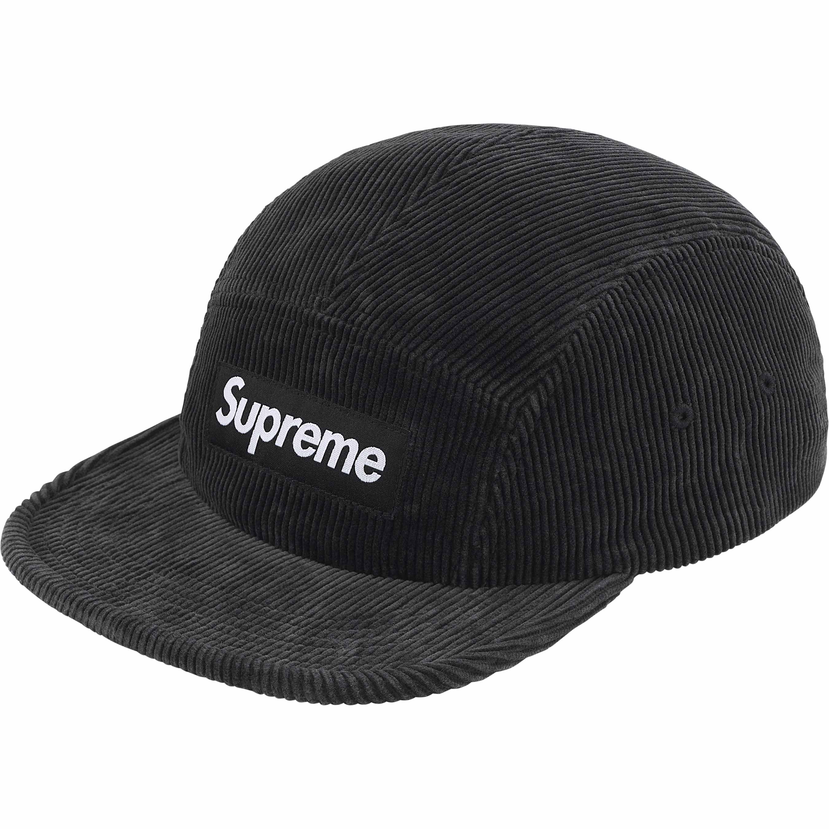 帽子 Supreme Corduroy Camp Cap black 25FW Supreme Corduroy Camp Cap 