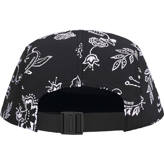 Supreme Floral Jacquard Camp Cap "Black"