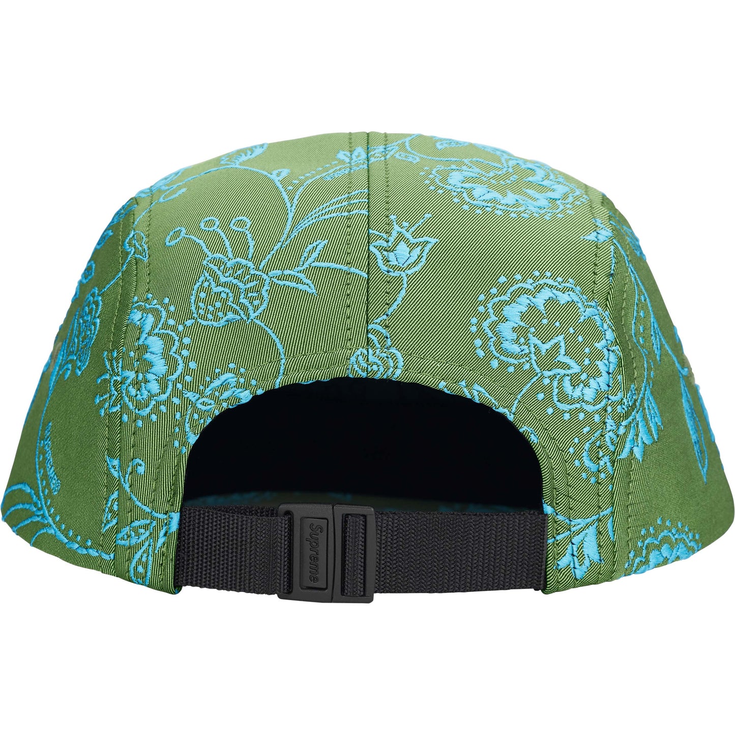 Supreme Floral Jacquard Camp Cap "Green"