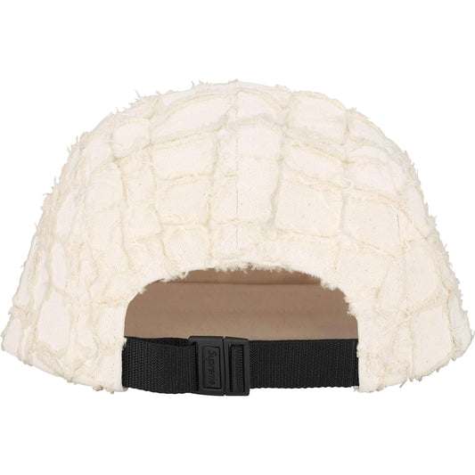 Supreme Frayed Croc Denim Camp Cap "Natural"